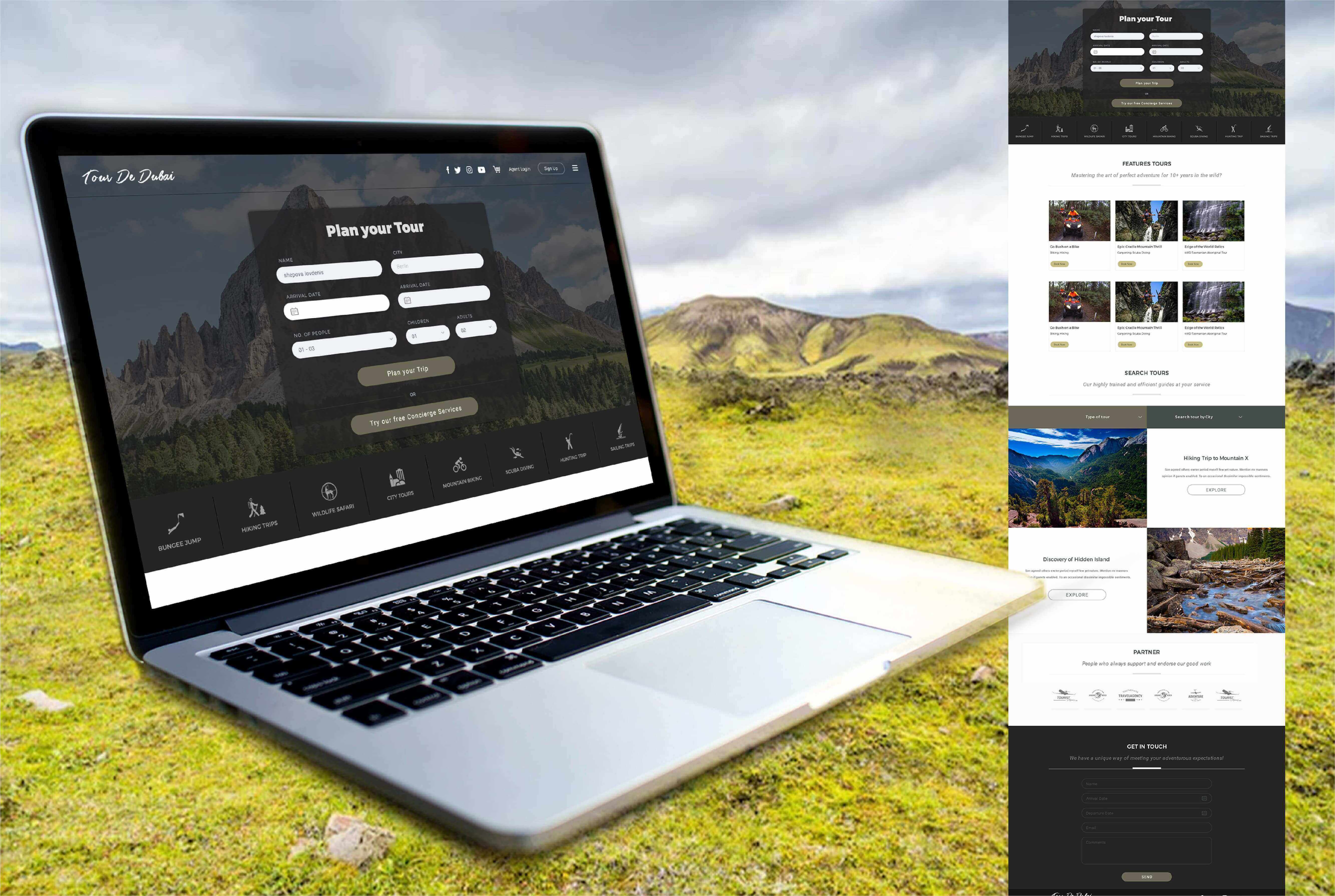Devinsta Tour De Dubai Branding