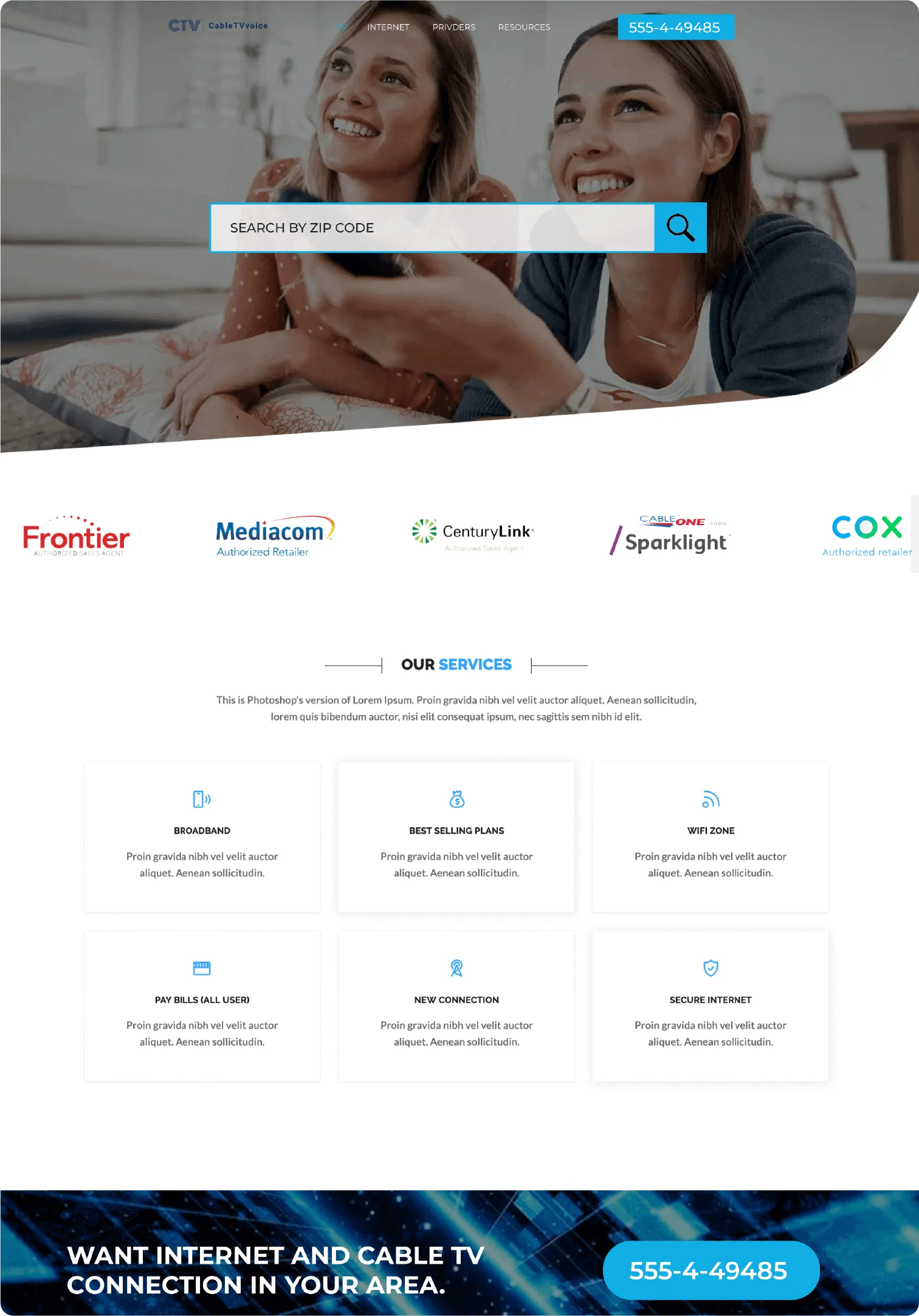 Devinsta ctv-landingpage