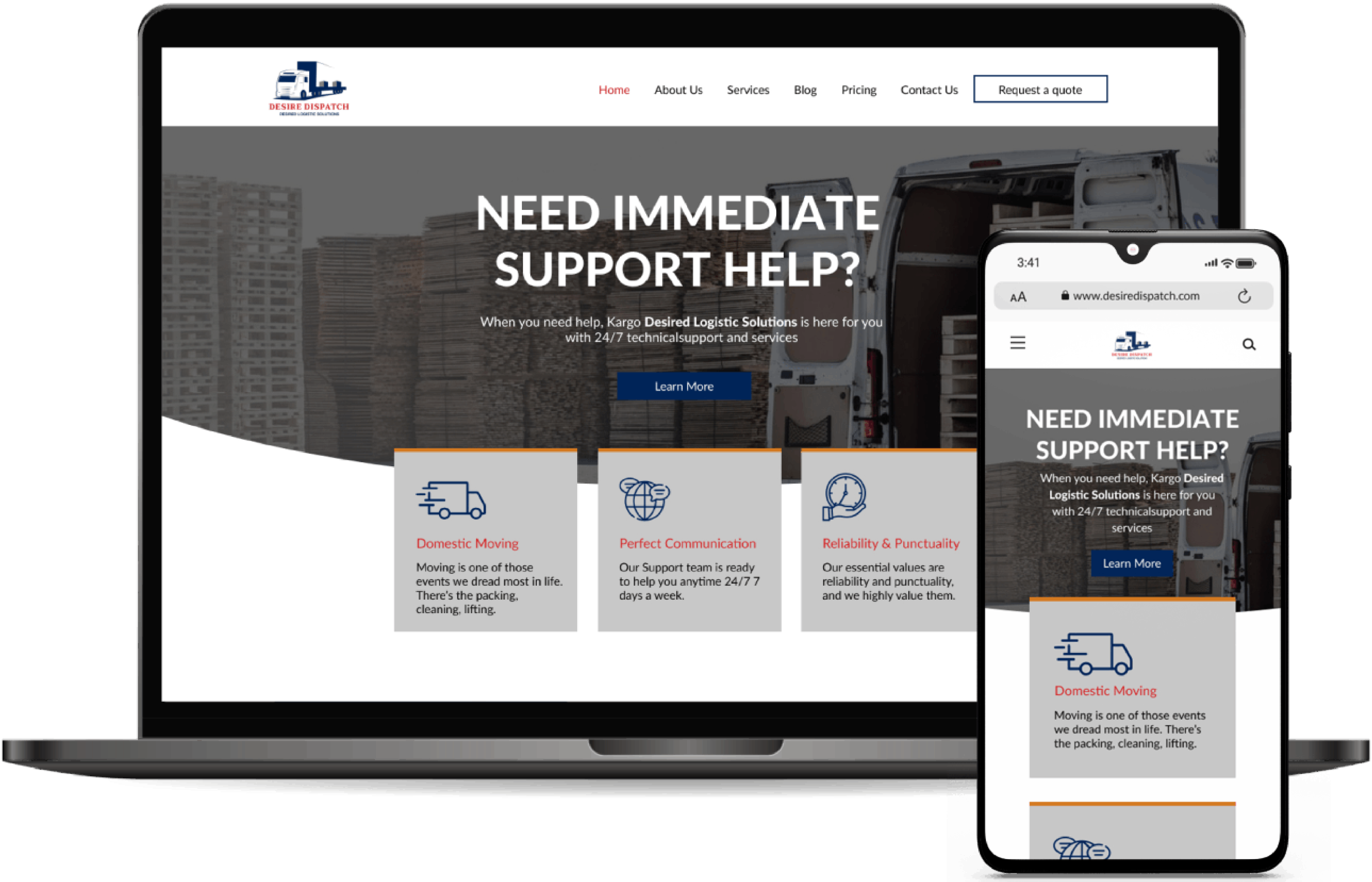 Devinsta Desire Dispatch Web Design Devinsta Desire Dispatch Web Design