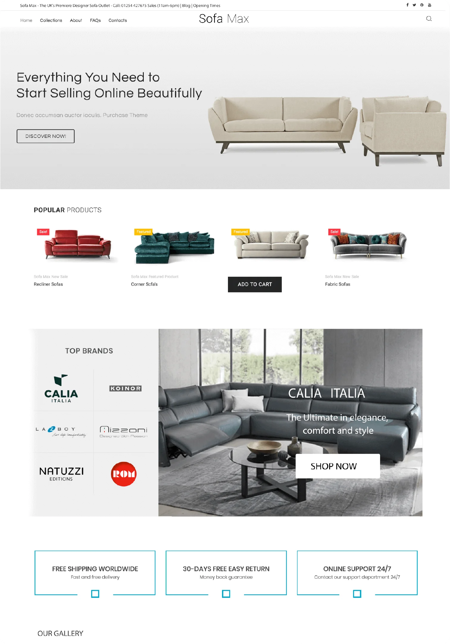 Devinsta sofaMax-landingpage
