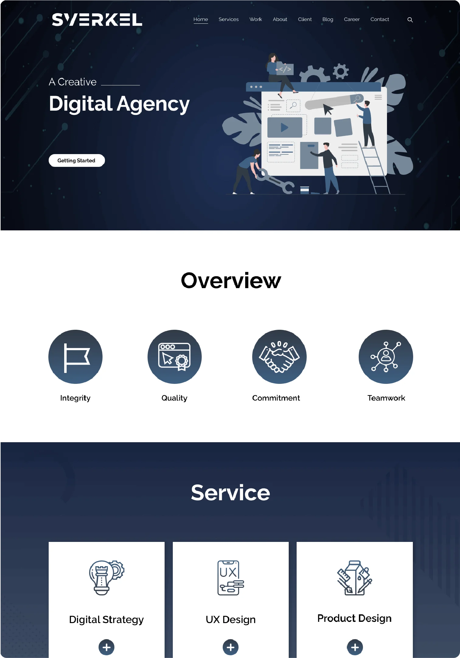 Devinsta sverkel-landingpage